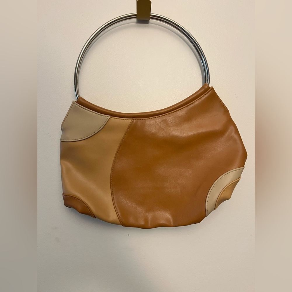 Faux Leather Y2K‎ Style Top Handle Bag